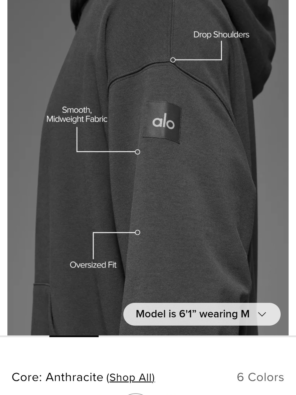 ALO Yoga Men's Oversized Hoodie - Green